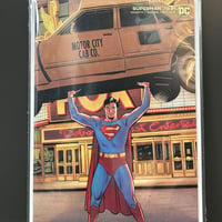 Image 2 of Superman Rain Hoodie/Comic Book Bundle