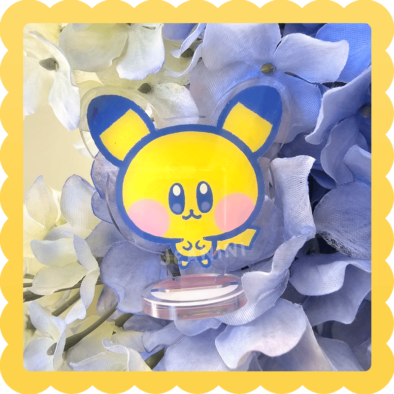 Image of pikachu ✨ acrylic standee (originally $15)