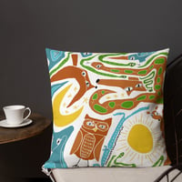 Image 5 of Premium Pillow 18x18 Totem Block