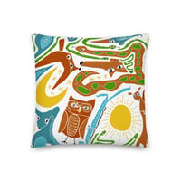 Image 1 of Premium Pillow 18x18 Totem Block