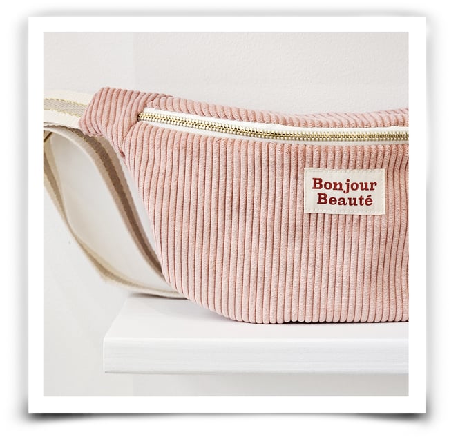 Sac banane velours