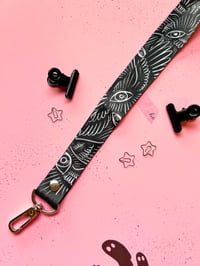 Image 2 of Biblically Accurate Angels - Black Lanyard