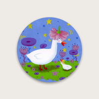 Image 1 of Flower hat sticker