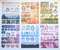 Image 4 of Digit & Scenery Journal Sticker Sheets