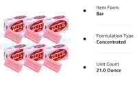 Image 2 of Savon Lave (6 Pack)