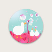 Image 1 of Blowing bubbles sticker