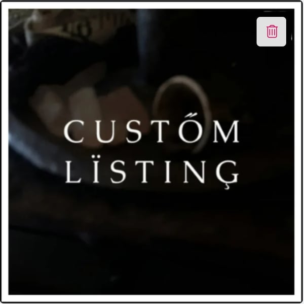 Image of Custom listing for SARAH ♡
