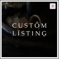 Custom listing for TRISH ♡