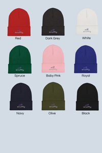 Image 3 of Everyday Warmth Embroidered Cuffed Beanie