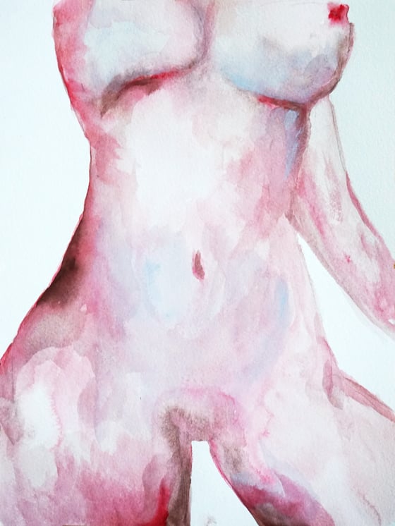 Image of Pink Torso (Original Painting)