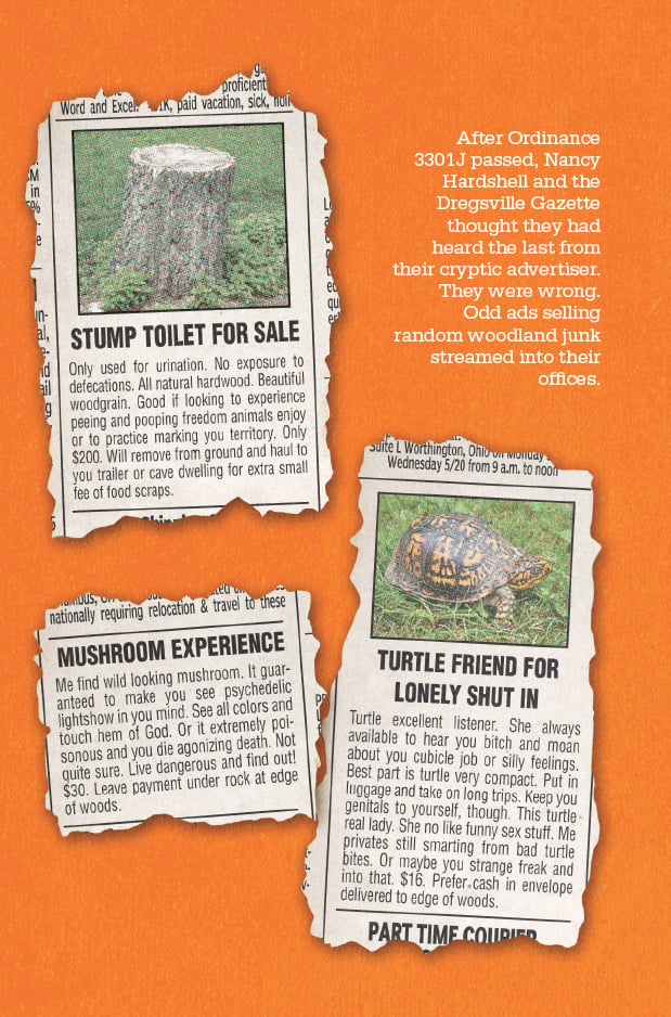 Bigfoot Classifieds - Humor Zine