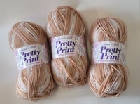 Image 1 of Pretty print DK variegated yarn