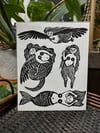 Mythological creatures print