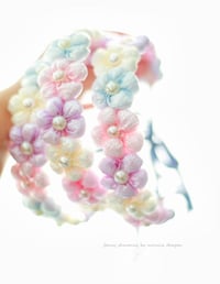 Image 3 of Rainbow pastel deluxe headband