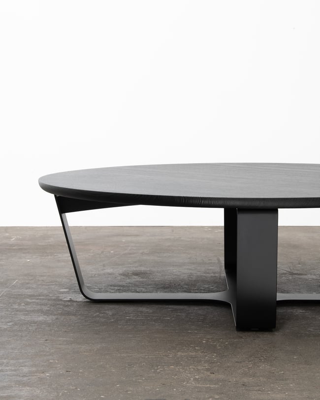 TORCHED COFFEE TABLE