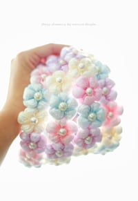 Image 4 of Rainbow pastel deluxe headband