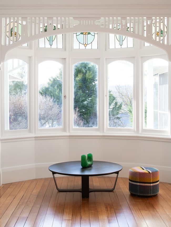 TORCHED COFFEE TABLE