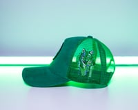 Image 2 of Green Never Cross A Surfer Trucker ( N.C.S )