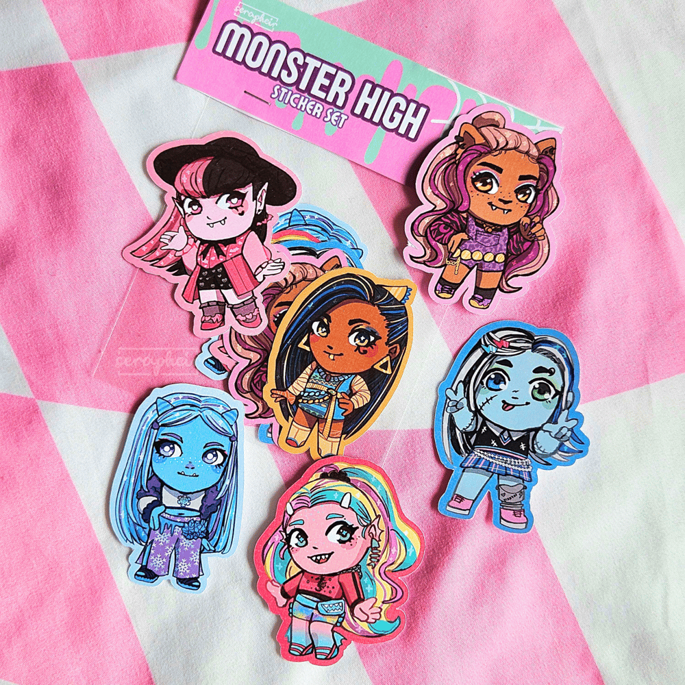 Image of Monster High 💀 Stickers