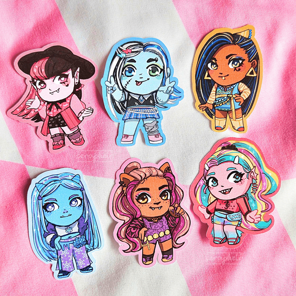 Image of Monster High 💀 Stickers