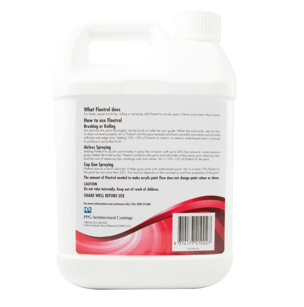 Hendra Hardware Store - Flood Floetrol Acrylic Paint Conditioner - best  all-around medium for paint work and recommended by the world's leading  spray equipment manufacturers. Whether you are painting your house or