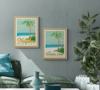 Image 3 of Naples Florida Tropical Vintage Style Poster Art  | Print No 122