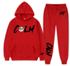 Calm “PANDA HEAD” Top and Bottom (RED)
