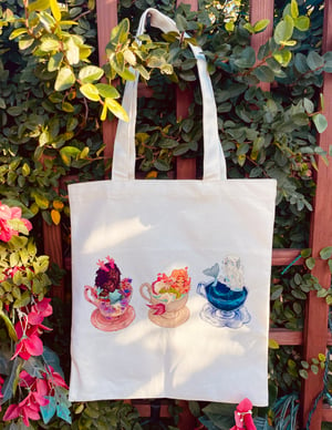 Underwater Tea Party Tote Bag