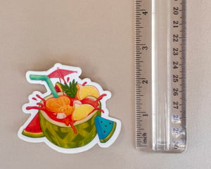 Tropical Splat Punch Sticker