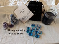 Image of Witch's Runes: Blue Glass