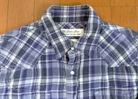 Image 2 of Remi Relief vintage processed plaid western shirt, size M (fits S)
