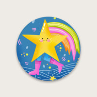 Image 1 of Colorful star sticker