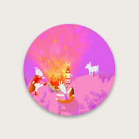 Image 1 of Goat ritual dance sticker