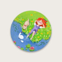 Image 1 of Enjoying summer sticker