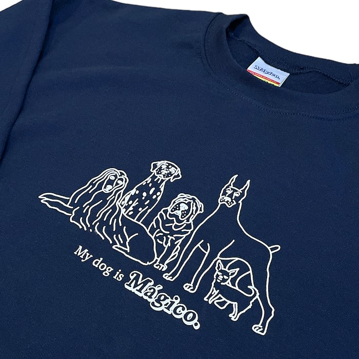 MAGICO - "My dog is Mágico" sweatshirt (navy)