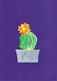 Image 4 of Cactus, Original Artwork – Hand-Painted, One-of-a-Kind (220 x 305mm)