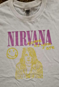 Image 2 of Nirvana Come As You Are white t-shirt