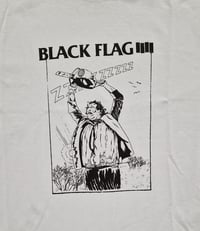 Image 2 of Black Flag Leatherface light blue tee