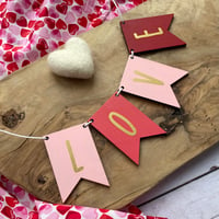 Image 2 of Valentines Mini Bunting 