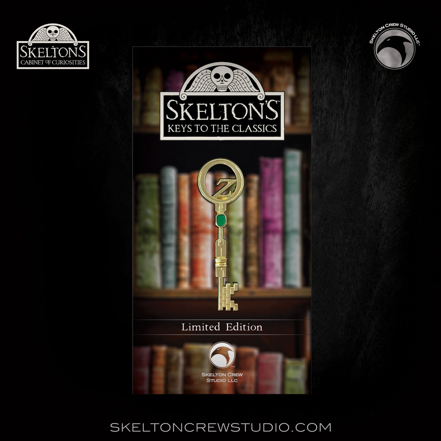 Image of Skelton's Keys to the Classics: Limited Edition Key to Oz Pin!