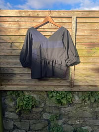 Image 2 of Patchwork Big Sleeve blouse 