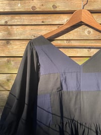 Image 3 of Patchwork Big Sleeve blouse 