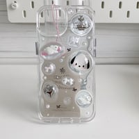 Image 1 of bunny loves pochacco phonecase