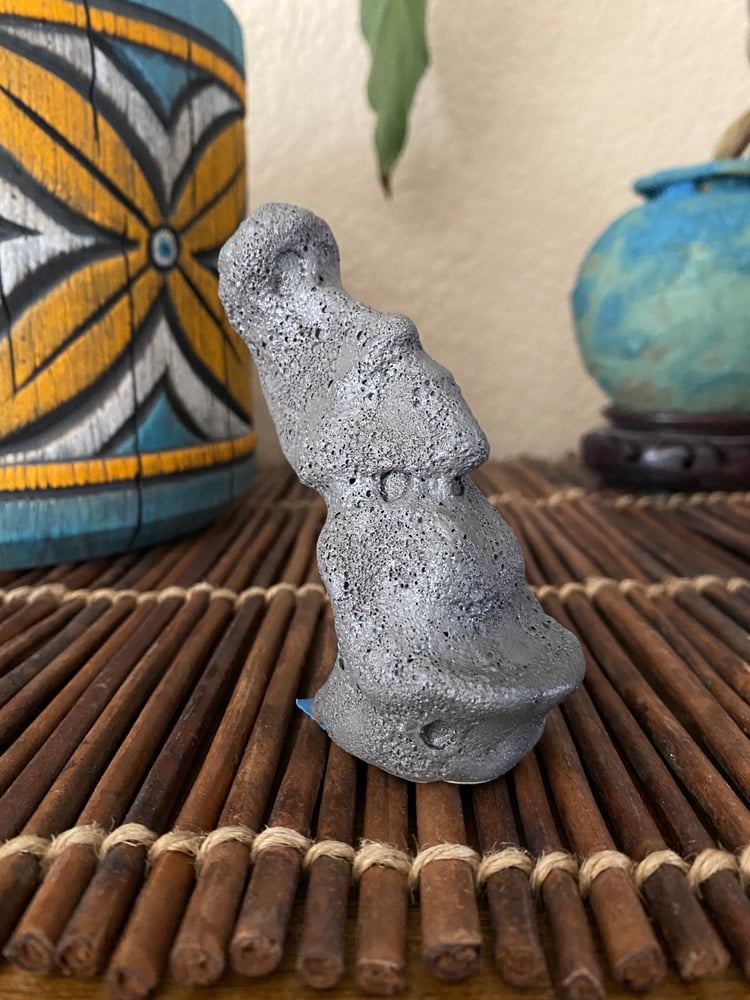 Image of Quick Sculpt Mini Moonrock Moai (f) - Shipping Included 