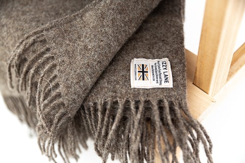 Image of NEW   Izzy Lane Throw - Natural Grey