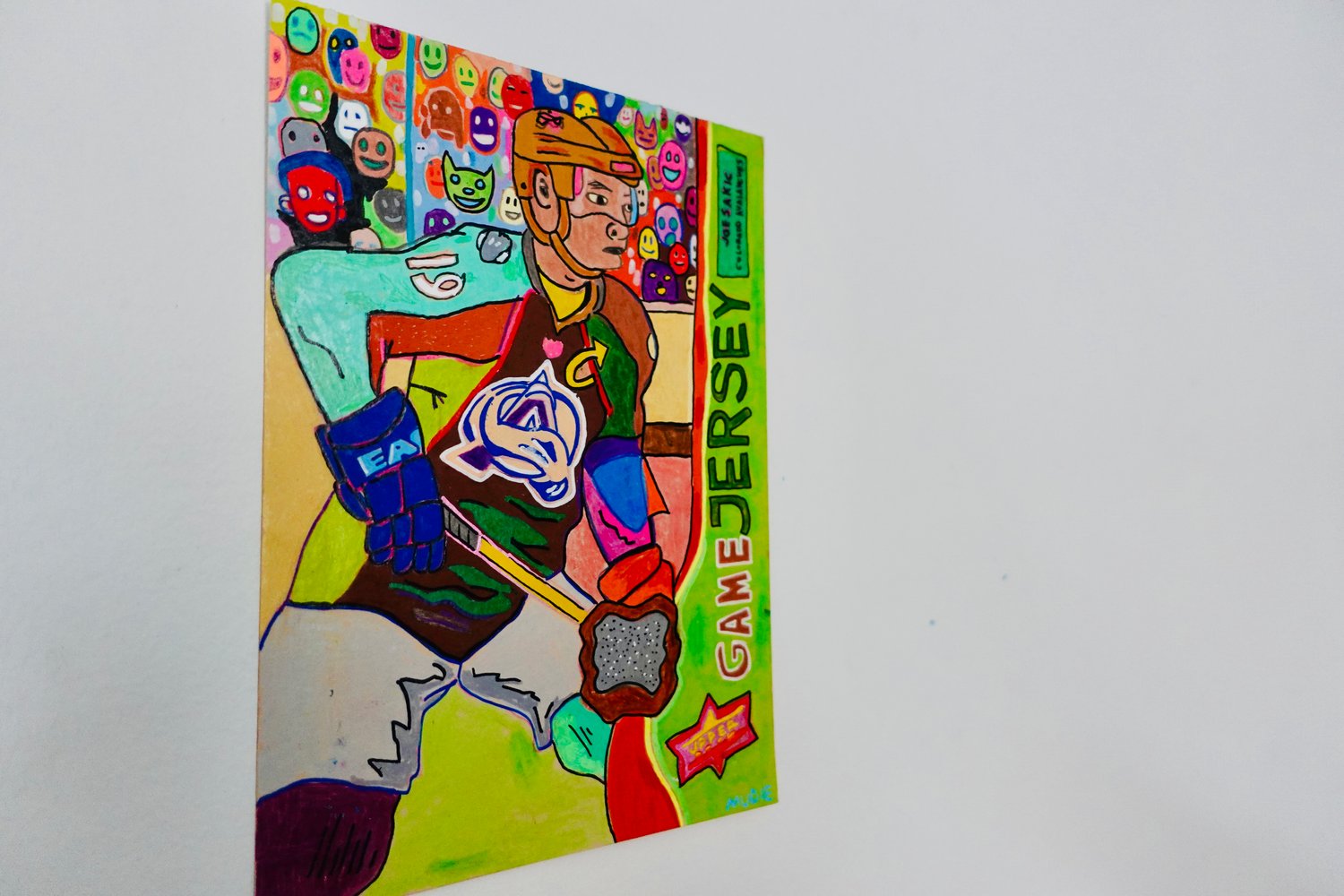 Image of Joe Sakic Game Jersey artwork original