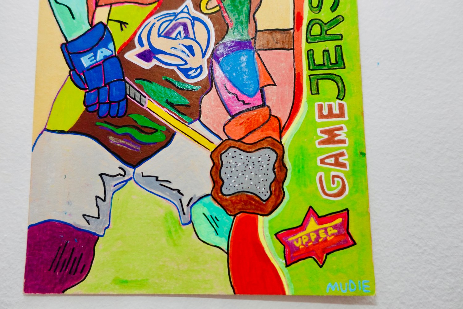 Image of Joe Sakic Game Jersey artwork original