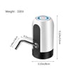 Electric Portable Water Dispenser Pump for 5 Gallon Bottle Usb Charge With Extension Hose 
