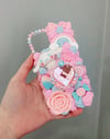 Sweet bunny decoden phone case 