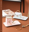 Creative Ceramic Mug Set Purse Shape Coffee Cup with Dish Personality Great For The Office